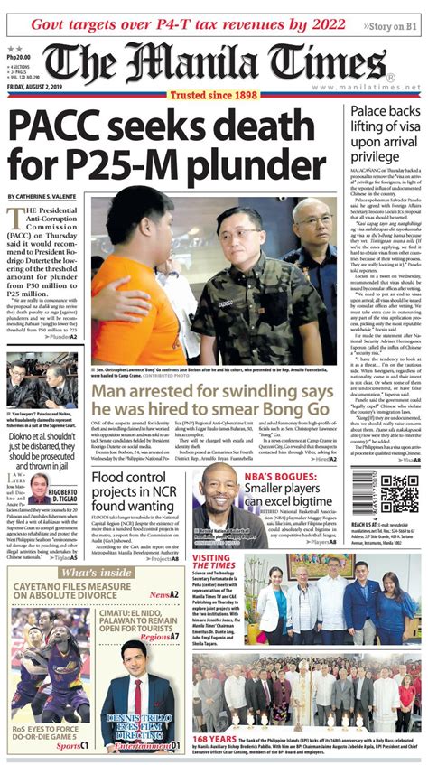 manila times august 7 2018 electoral fraud|Vote.